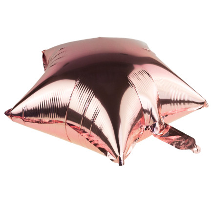 TG66234-3 FÓLIOVÝ BALÓNEK HVĚZDA RŮŽOVÁ NAROZENINOVÁ HVĚZDA PRO HELIUM