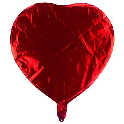 TG66235-2 FOLIE HERZ ROT HELIUMBALLON