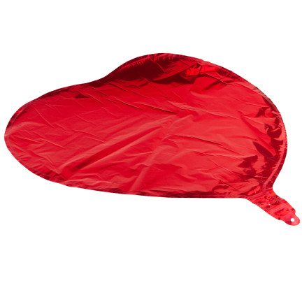 TG66235-2 FOLIE HERZ ROT HELIUMBALLON