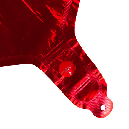 TG66235-2 FOLIE HERZ ROT HELIUMBALLON