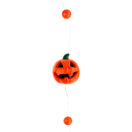TG66285 HALLOWEEN GIRLANDE LED KETTE KÜRBIS LEUCHTET 5PCS