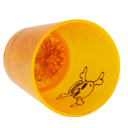 TG66287 HALLOWEEN GLAS LEUCHTENDE LED SCHÄDEL KÜRBIS