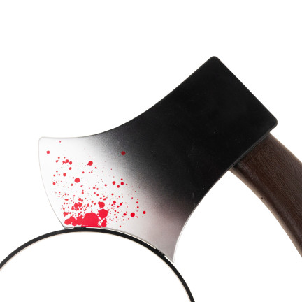 TG66292 PÁSKA NA RUKU S KRVAVOU SEKEROU HALLOWEENSKÝ KOSTÝM