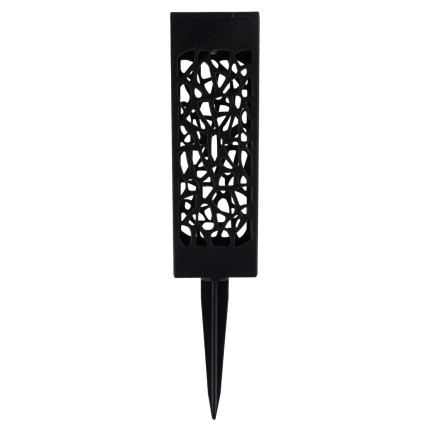 TG66760 Openwork LED Solar Garden Lamp, Stake-Type Lantern