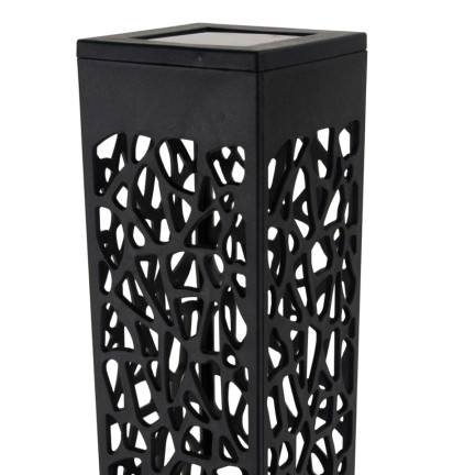TG66760 Openwork LED Solar Garden Lamp, Stake-Type Lantern