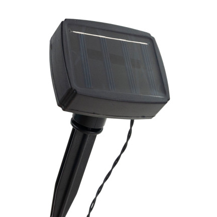 TG66774 SOLÁRNÍ ZAHRADNÍ LAMPA RATAN VEDL SVĚTLA 4KS PÓL POHÁNĚNÝ SOLÁRNÍ PANEL
