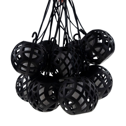 TG66782 Solar Light, Garden Torch Lights, Loft-Style String Lights for Patios and Balconies