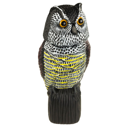 TG66895 EULE MAUS VOGEL ABSCHRECKUNG BEWEGLICHEN KOPF