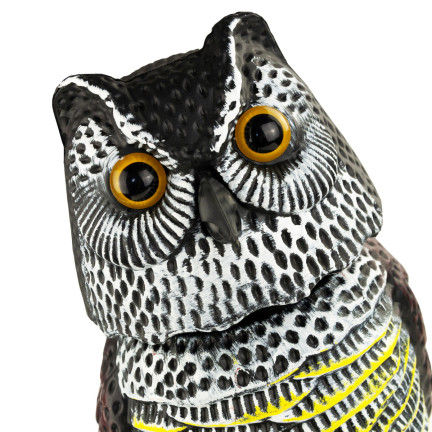TG66895 EULE MAUS VOGEL ABSCHRECKUNG BEWEGLICHEN KOPF