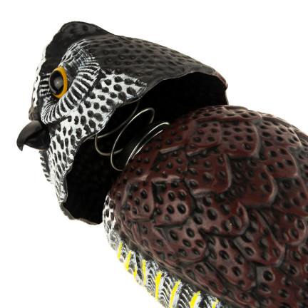 TG66895 EULE MAUS VOGEL ABSCHRECKUNG BEWEGLICHEN KOPF
