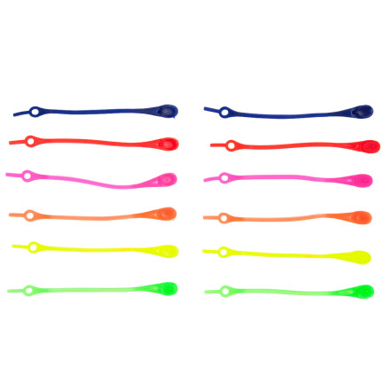TG66906 SILIKON SCHNÜRSENKEL 12PCS/