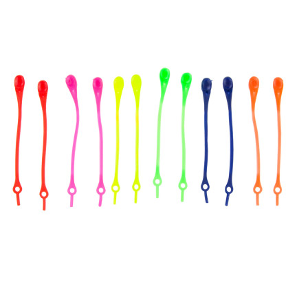 TG66906 SILIKON SCHNÜRSENKEL 12PCS/
