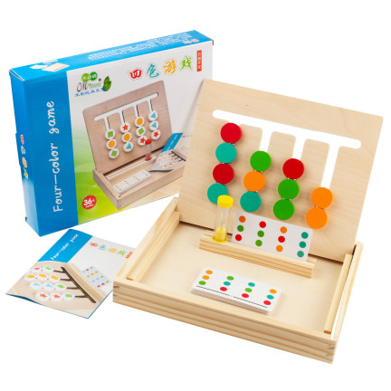 TG67008 HOLZ SORTIERER LERNEN FARBEN FORMEN SPIEL