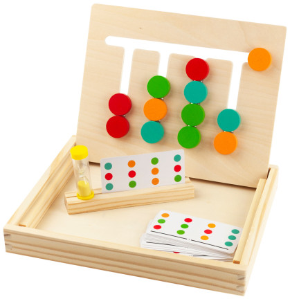TG67008 HOLZ SORTIERER LERNEN FARBEN FORMEN SPIEL