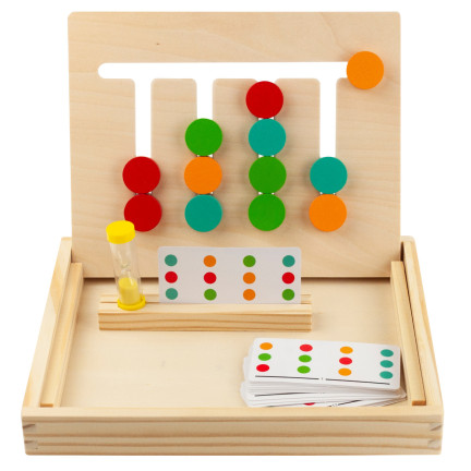 TG67008 HOLZ SORTIERER LERNEN FARBEN FORMEN SPIEL