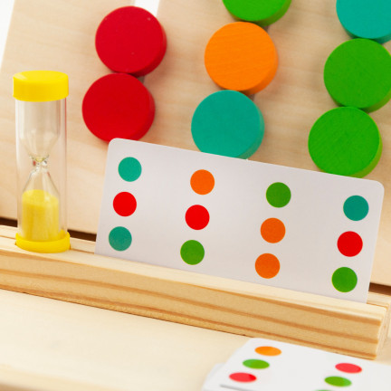 TG67008 HOLZ SORTIERER LERNEN FARBEN FORMEN SPIEL