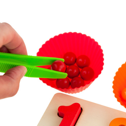 TG67012 MONTESSORI DŘEVĚNÉ PUZZLE MATEMATICKÉ UČENÍ