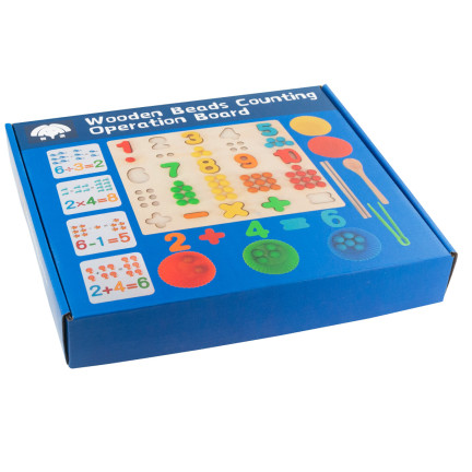 TG67012 MONTESSORI DŘEVĚNÉ PUZZLE MATEMATICKÉ UČENÍ