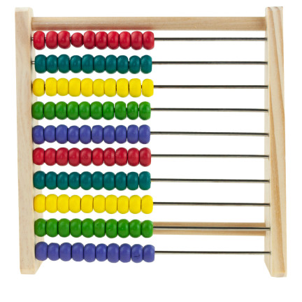 TG67013 HOLZABAKUS ZUM ZÄHLEN LERNEN SCHULE FÜR KINDER