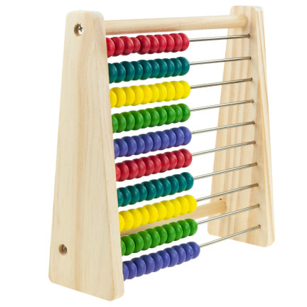 TG67013 HOLZABAKUS ZUM ZÄHLEN LERNEN SCHULE FÜR KINDER