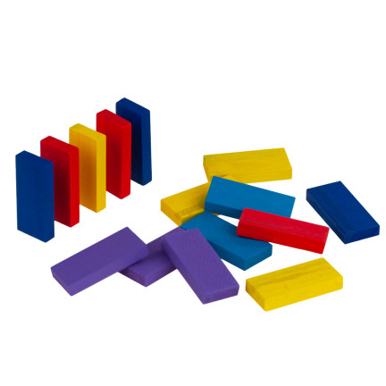 TG67014 DOMINO DŘEVĚNÉ KOSTKY VELKÉ PUZZLE 120 EL.