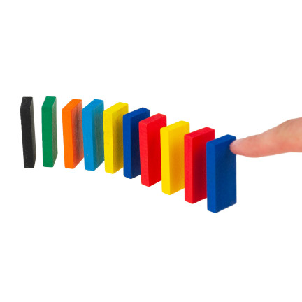 TG67014 DOMINO DŘEVĚNÉ KOSTKY VELKÉ PUZZLE 120 EL.