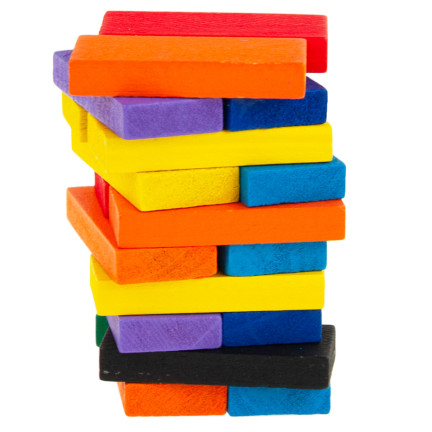 TG67014 DOMINO DŘEVĚNÉ KOSTKY VELKÉ PUZZLE 120 EL.