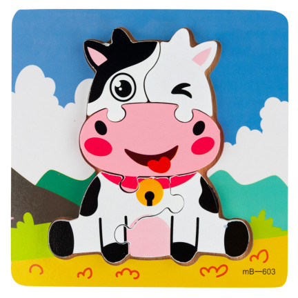 TG67017 DŘEVĚNÉ PUZZLE VZDĚLÁVACÍ BLOKY FUDGE