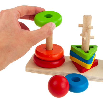 TG67023 TŘÍDIČKA PUZZLE/RUČNÍ DŘEVĚNÉ PUZZLE