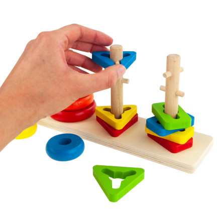 TG67023 TŘÍDIČKA PUZZLE/RUČNÍ DŘEVĚNÉ PUZZLE