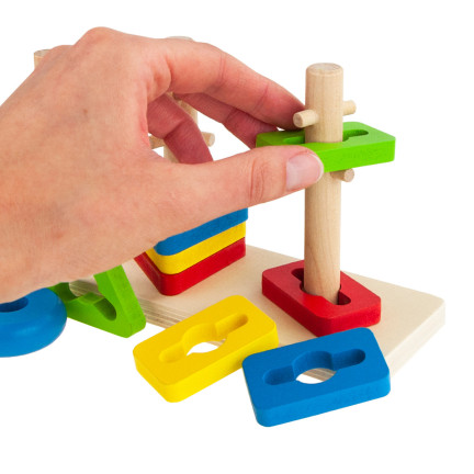 TG67023 TŘÍDIČKA PUZZLE/RUČNÍ DŘEVĚNÉ PUZZLE