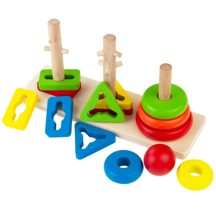 TG67023 TŘÍDIČKA PUZZLE/RUČNÍ DŘEVĚNÉ PUZZLE