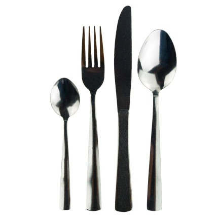 TG67251 BESTECK SET 6 PERSONEN DINNER SET 24 TEILE BESTECK IN STAHL