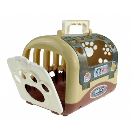 TG67294 HUND + TRÄGER HUNDESCHÜSSEL BÜRSTE WELPE