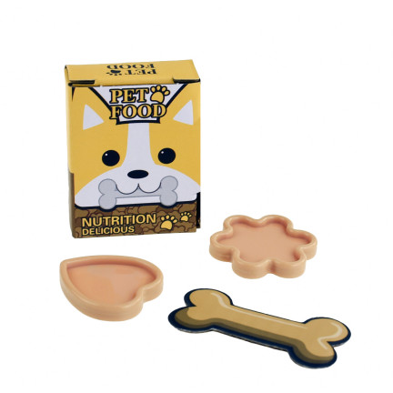 TG67294 HUND + TRÄGER HUNDESCHÜSSEL BÜRSTE WELPE
