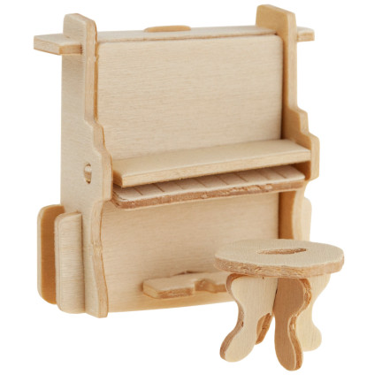 TG67315 Puppenhausmöbel aus Holz 34 Stück