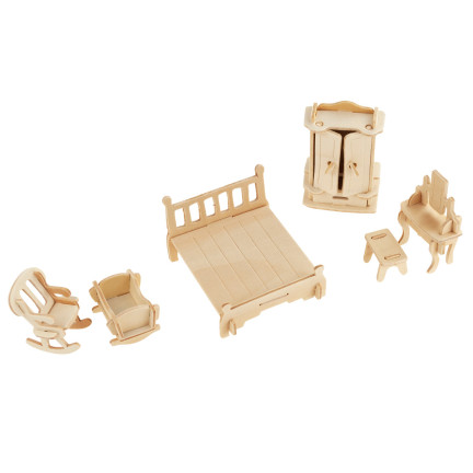 TG67315 Puppenhausmöbel aus Holz 34 Stück