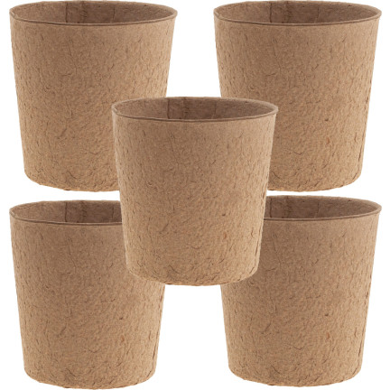 TG67327 TORF TÖPFE GROSS P10 SÄMLINGE SÄMLINGE 10CM 5PCS 0.5L