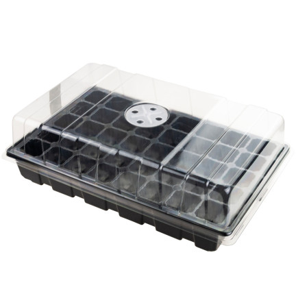 TG71789 Mini Greenhouse for Germination, Seedling Grower + Ventilation, 40 Compartments
