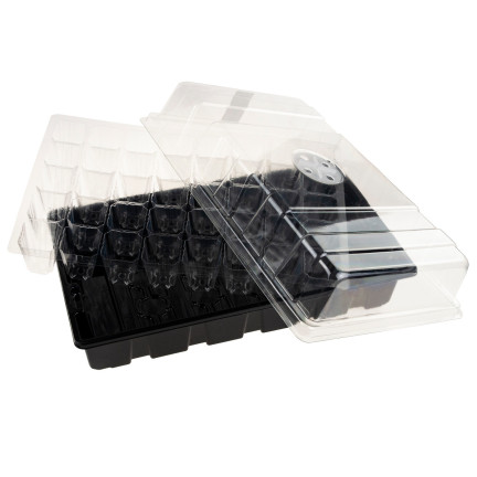 TG71789 Mini Greenhouse for Germination, Seedling Grower + Ventilation, 40 Compartments
