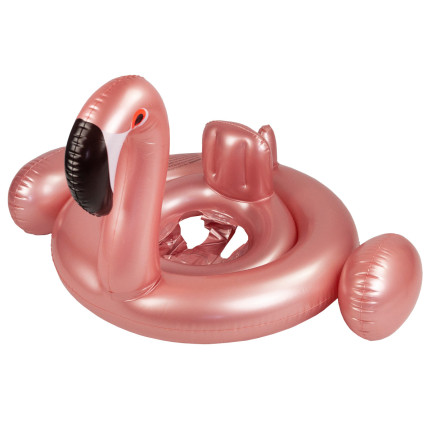 TG67349 Inflatable flamingo ring with a seat for children