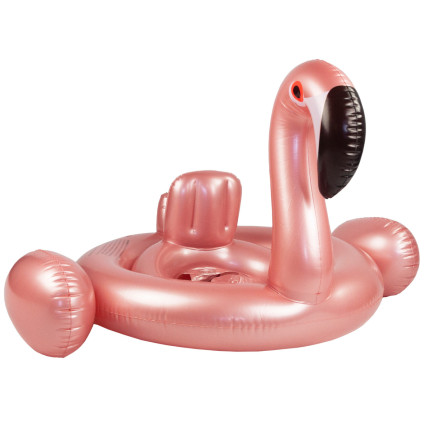 TG67349 Inflatable flamingo ring with a seat for children