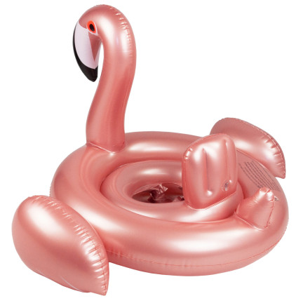 TG67349 Inflatable flamingo ring with a seat for children
