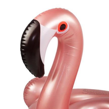 TG67349 Inflatable flamingo ring with a seat for children