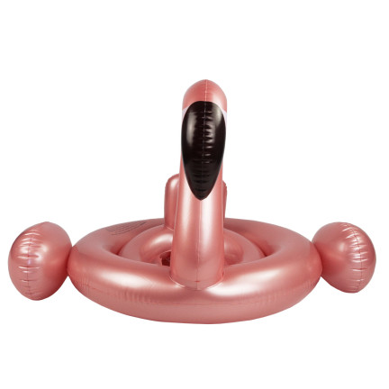 TG67349 Inflatable flamingo ring with a seat for children