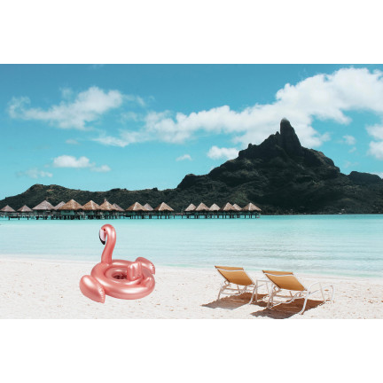 TG67349 Inflatable flamingo ring with a seat for children
