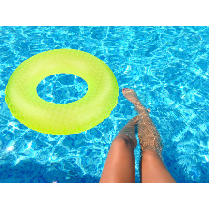 TG67355 STRAND AUFBLASBARE RAD 60CM NEON AUFBLASBAR FÜR SCHWIMMBAD