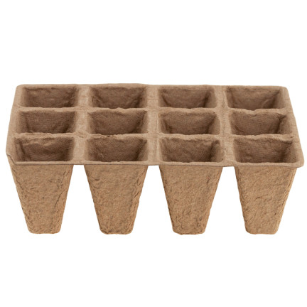 TG67368 Torf Pflanzentöpfe für Setzlinge 10 Schalen 120 Stück