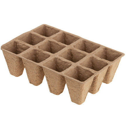 TG67368 Torf Pflanzentöpfe für Setzlinge 10 Schalen 120 Stück