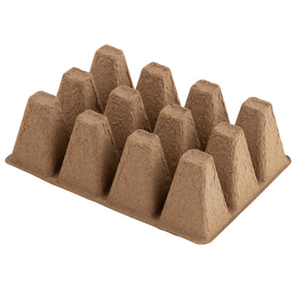 TG67368 Torf Pflanzentöpfe für Setzlinge 10 Schalen 120 Stück